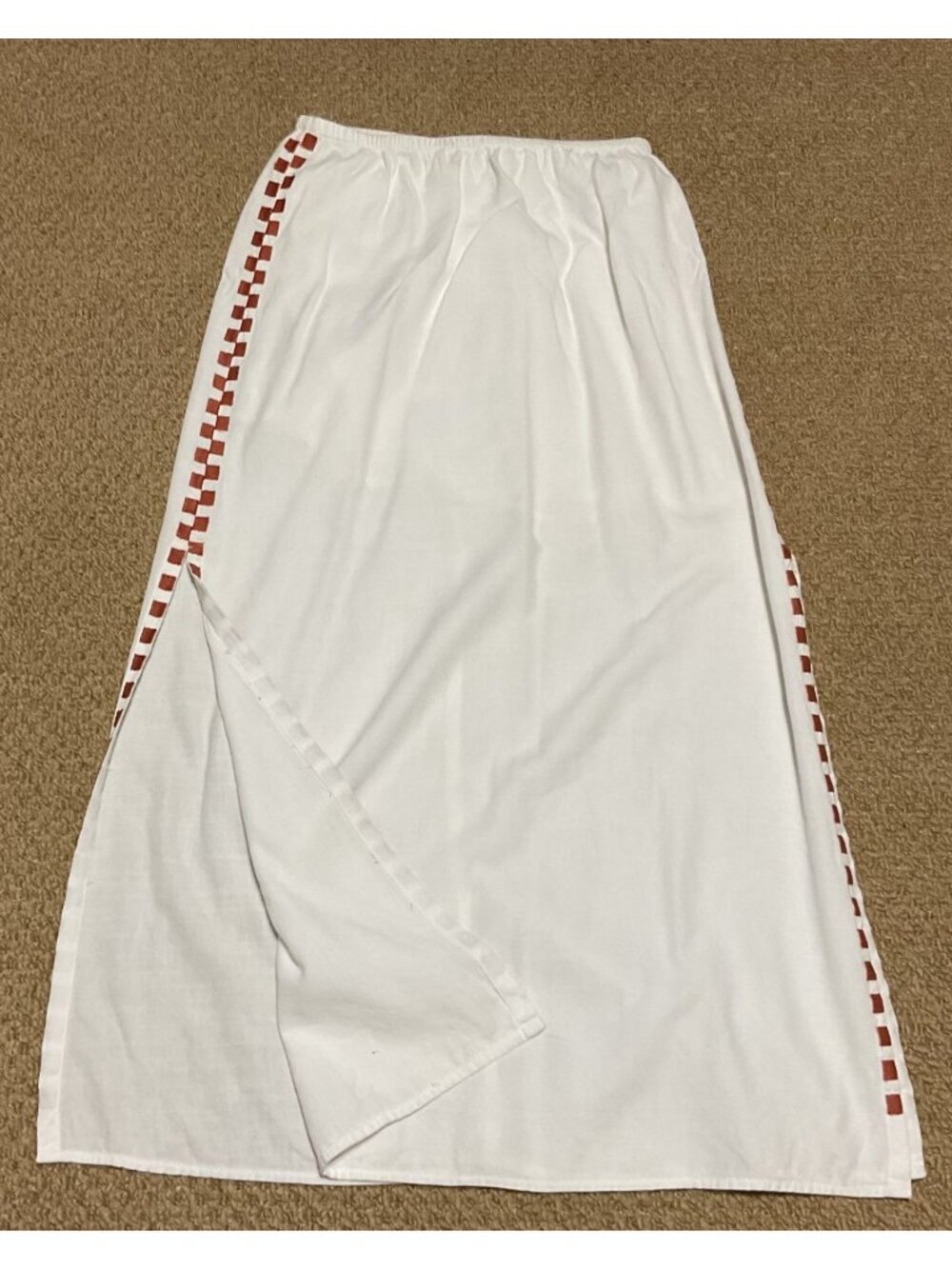 Billabong Secret Cove White Sleeveless Embroidered 2-Piece Set Cropped Top Skirt - Picture 4 of 9